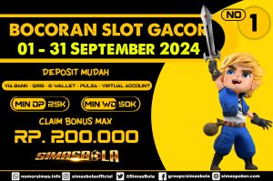 BOCORAN SLOT GACOR HARI INI TANGGAL 17 SEPTEMBER 2024